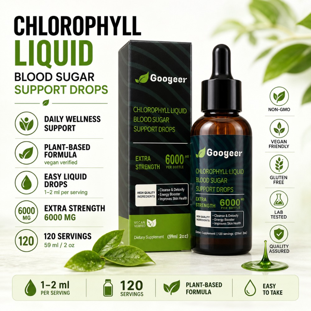 L-Carnitine Liquid - Googeer Klorofil Sıvı Damlaları 6000mcg 59ml