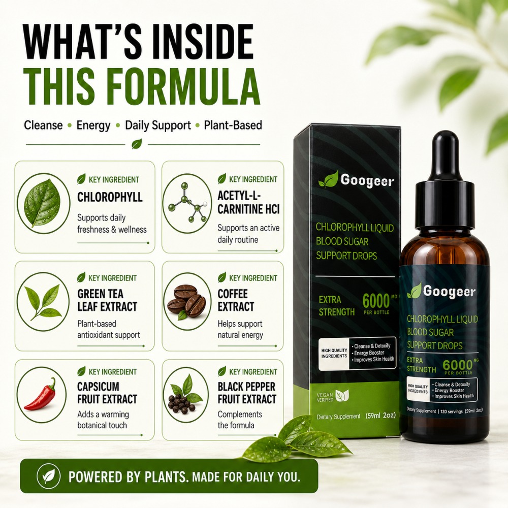 Googeer Klorofil Sıvı Damlalar - L-Carnitine Liquid incelemesi ve fiyatı